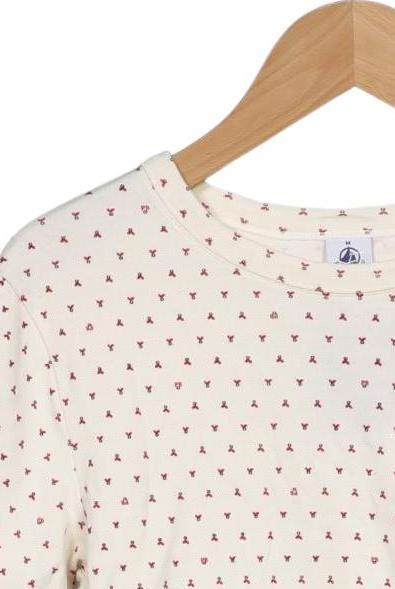 Petit Bateau Damen T-Shirt Cremeweiß M 3