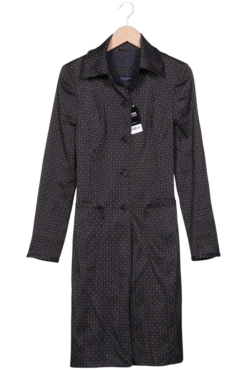 Piazza Sempione Women Coat Gray Size S 2