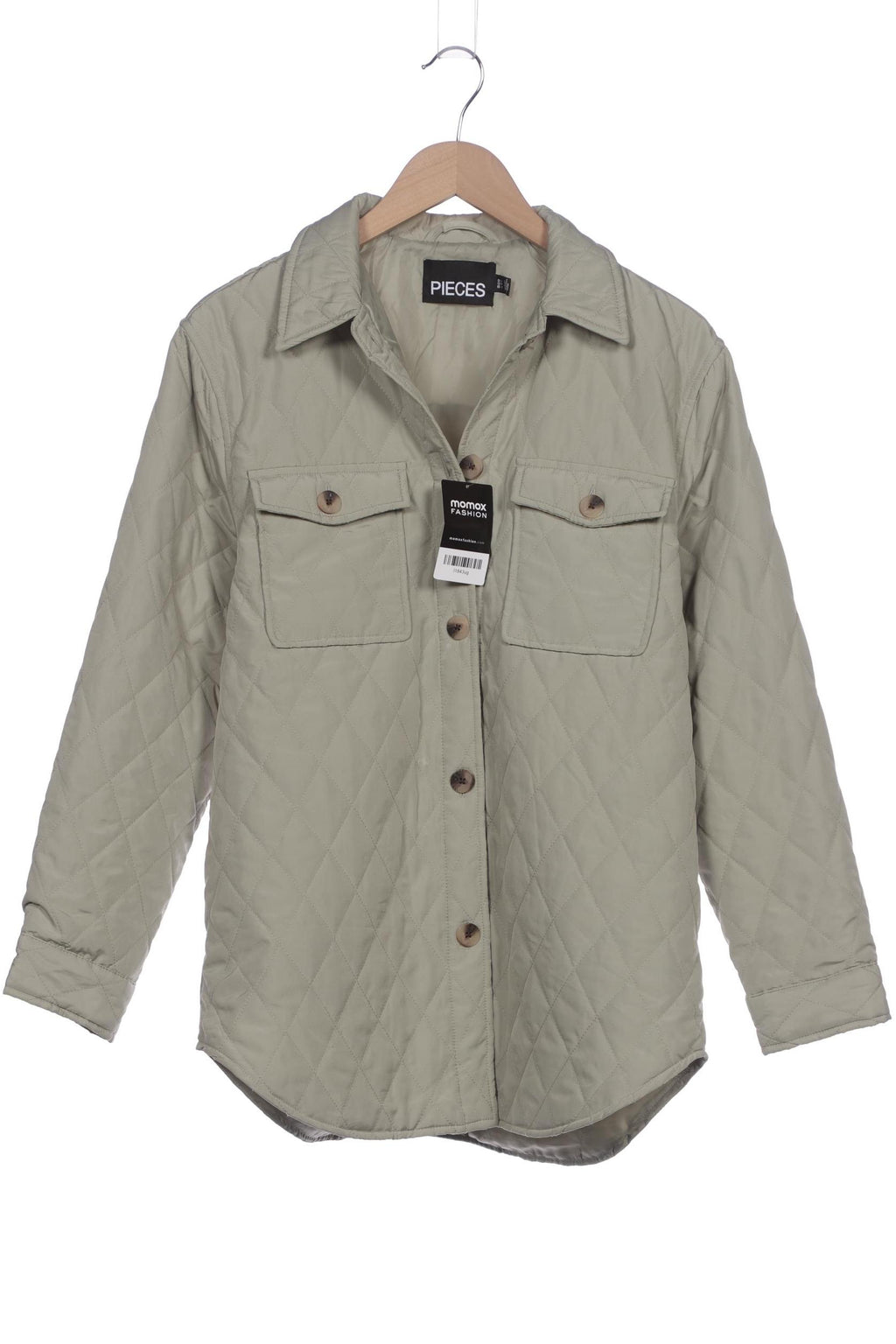 PIECES Women Jacket Light Green S Synthetic 4