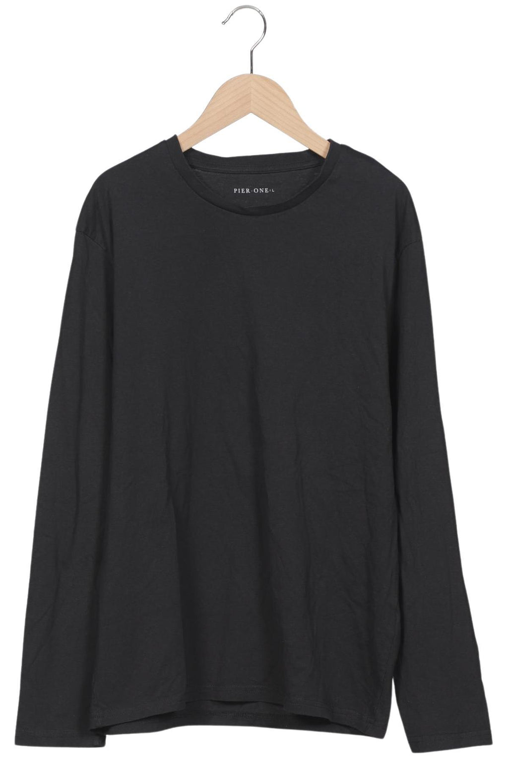 Pier One Men Long Sleeve Shirt Black Size L 2