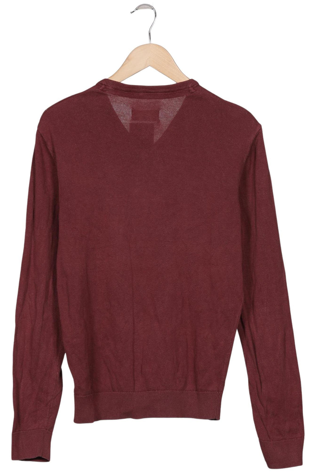 Pier One Men's Sweater Bordeaux Size M Cotton 6