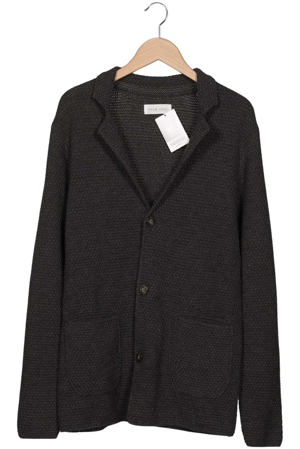Pier One Men's Knit Jacket Gray Size L 2