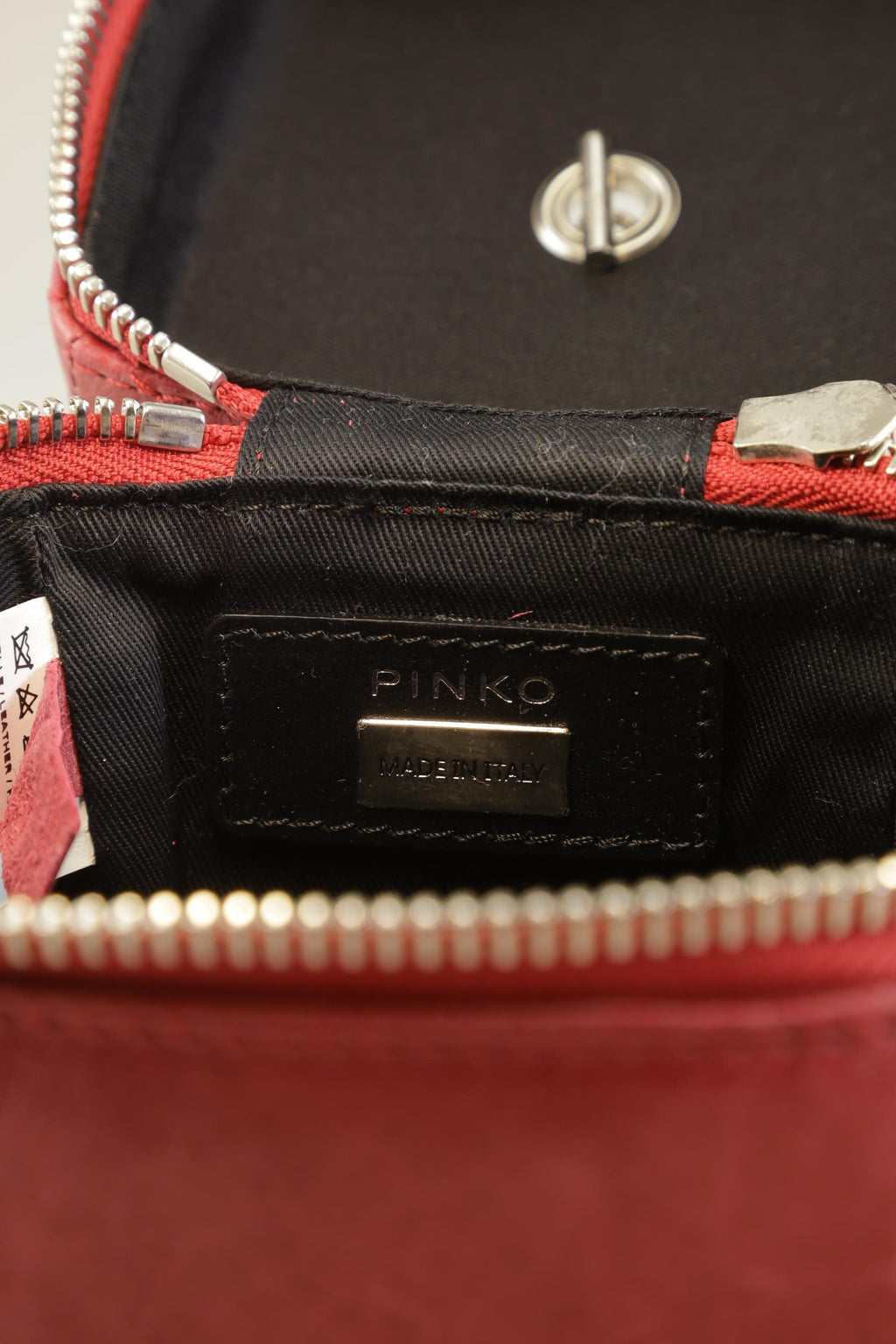 Pinko Petit Sac en Cuir Rouge 6
