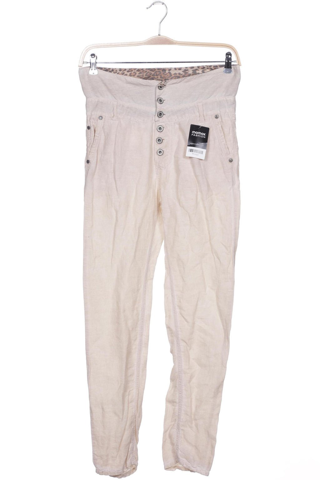 Please Women's Trousers Beige M 4
