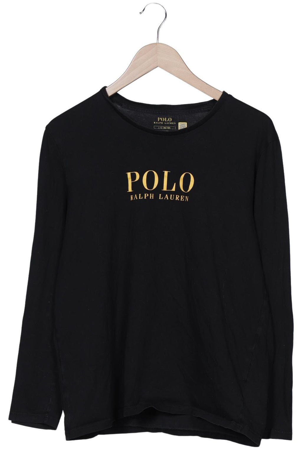 Polo Ralph Lauren Men Long Sleeve Shirt Black Size L Cotton 4
