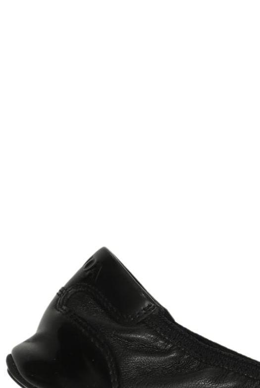 Prada Damen Ballerina, Schwarz, Gr. EU 36, Leder 3