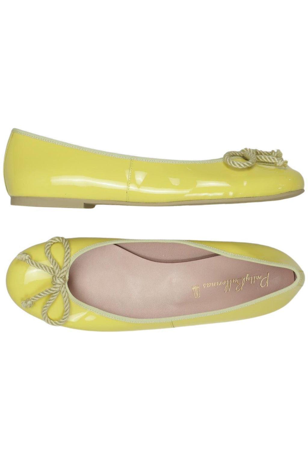 Pretty Ballerinas Ballet Flats Yellow Leather EU 39.5 3
