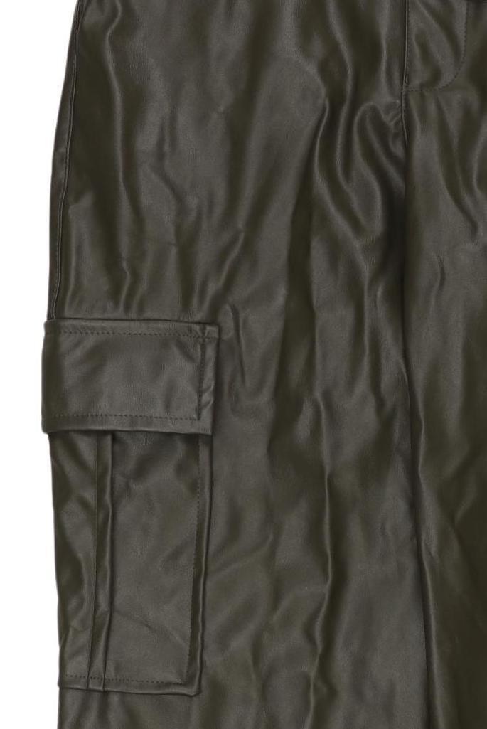 Pull & Bear Women's Fabric Trousers Green EU 34 4
