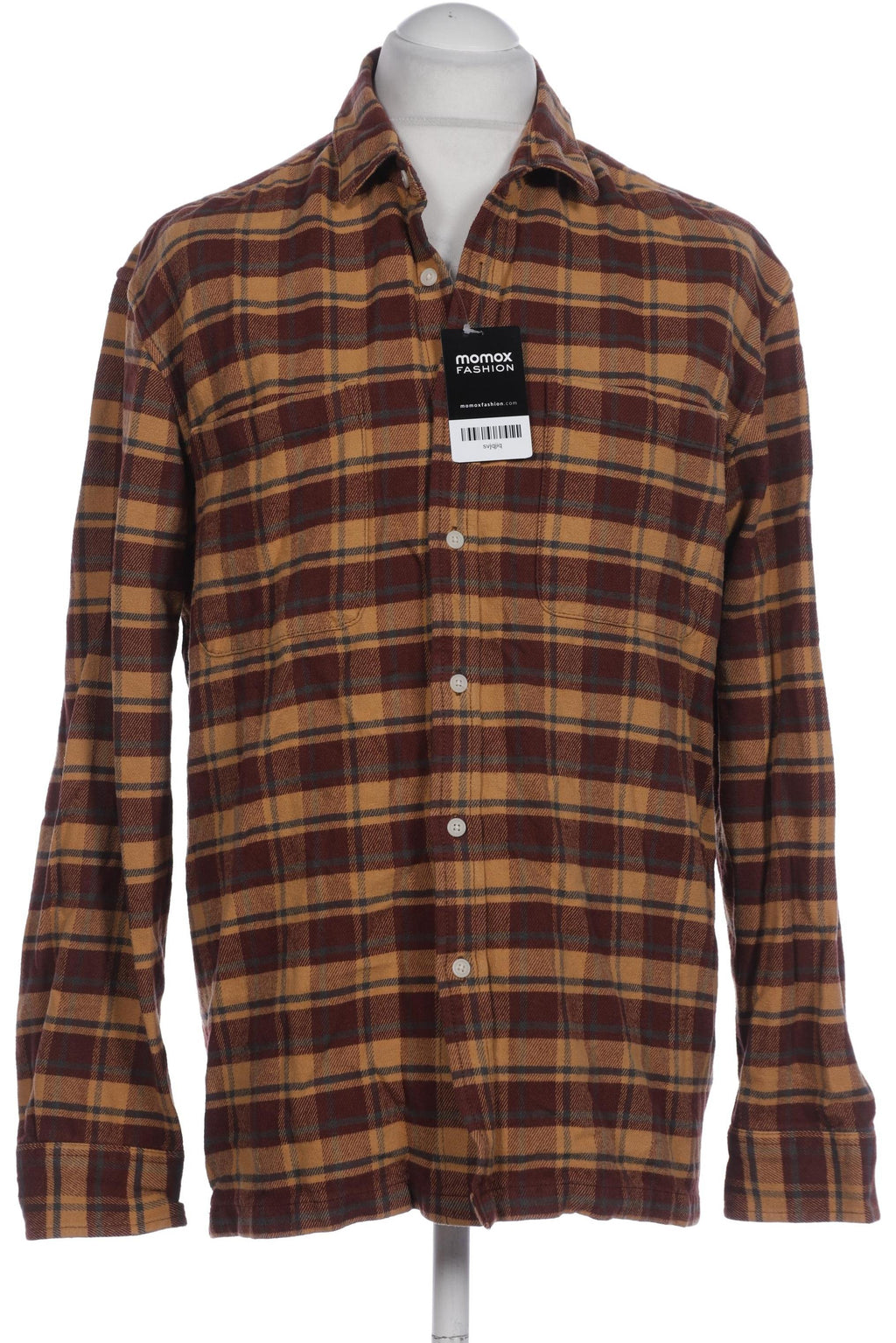 Pull & Bear Men Shirt Brown XL Cotton 4