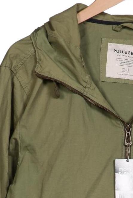 Pull & Bear Men Jacket Green Size S Cotton 9
