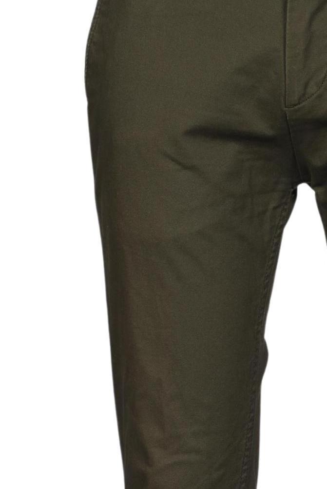 Pull & Bear Herren Stoffhose Green W30 4