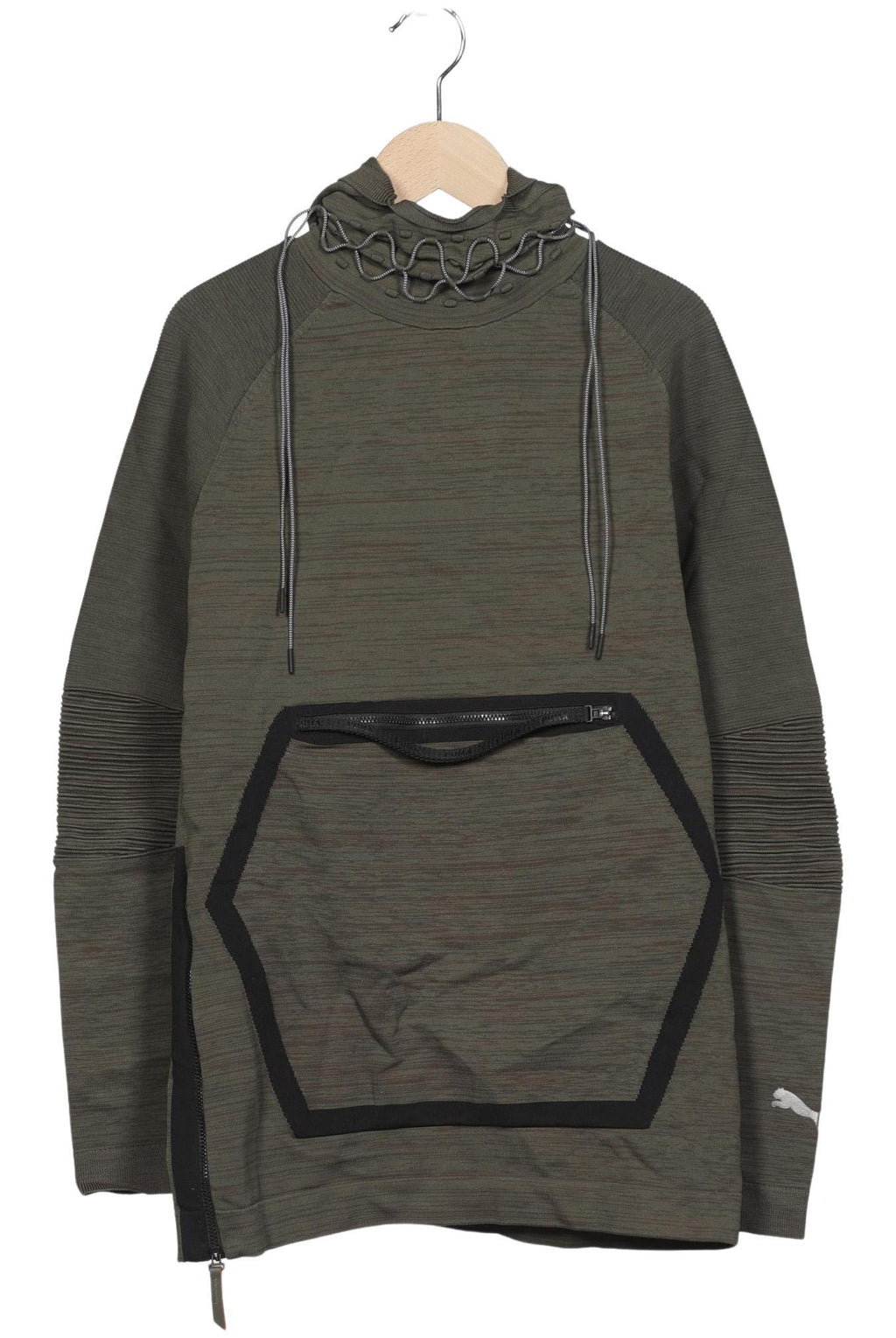 Puma Womens Hoodie Green Size S 2