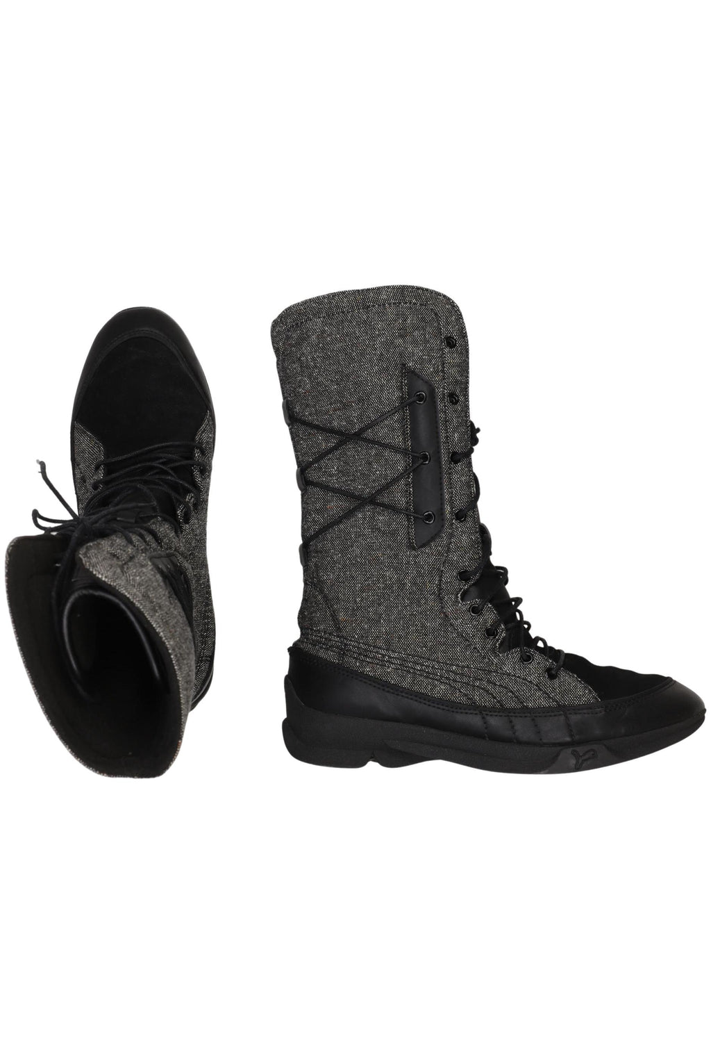 Puma Women's Boots Gray EU 37.5 Synthetic Leather Second Hand 2