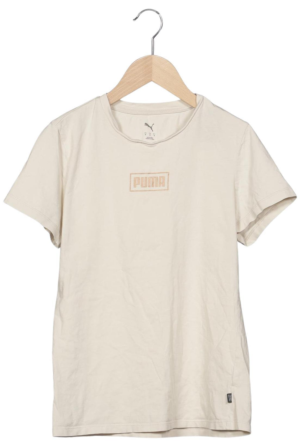 Puma Women T-Shirt Beige M 4