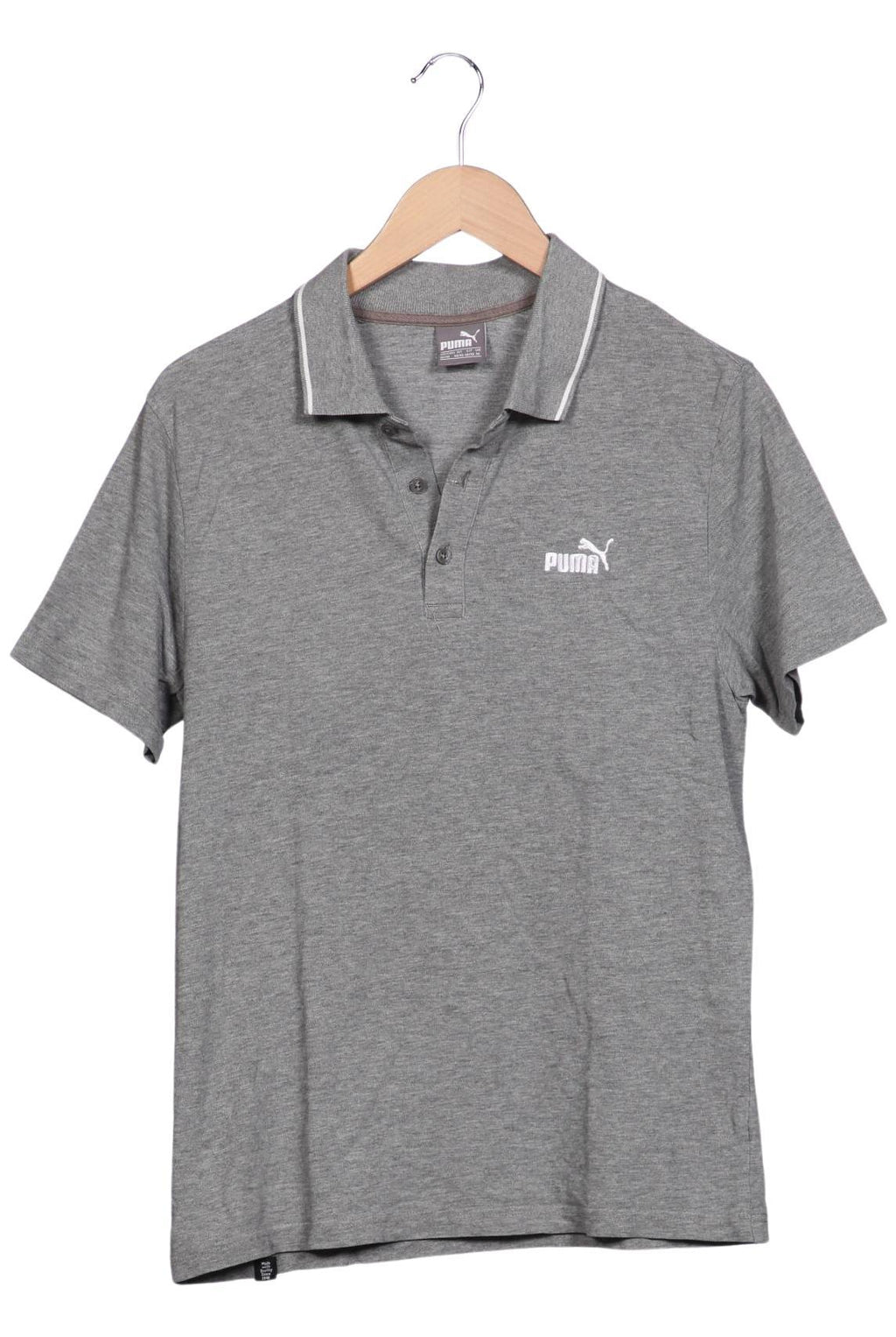 Puma Polo Shirt Gray Size M 9