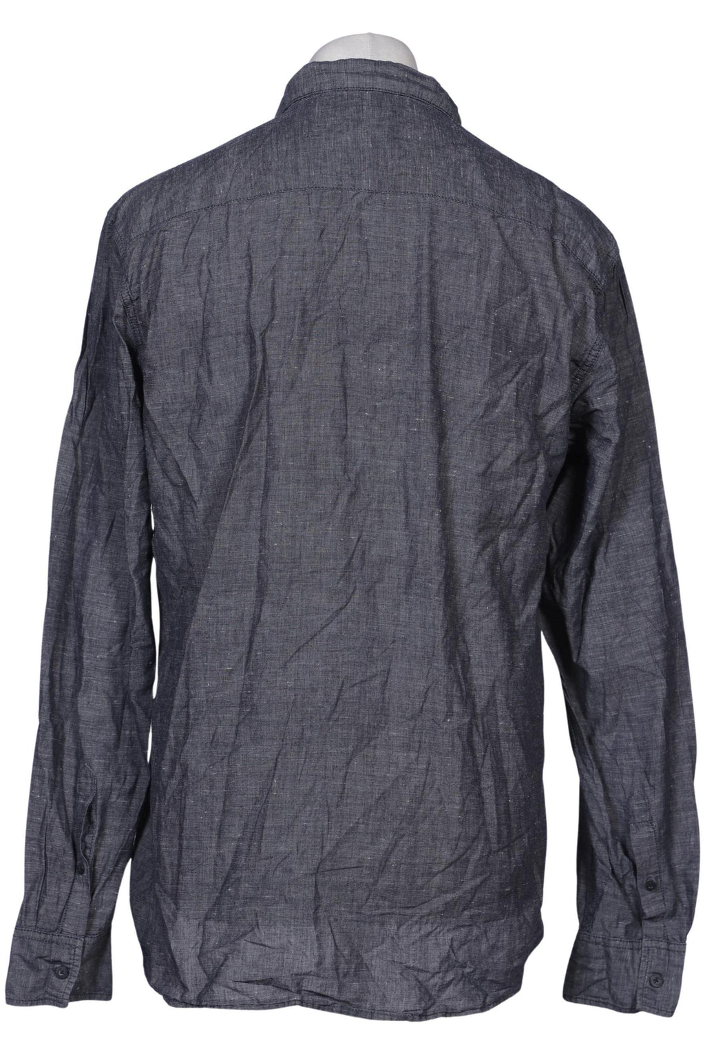 QS by s.Oliver Men Shirt Navy Blue XL Cotton 5