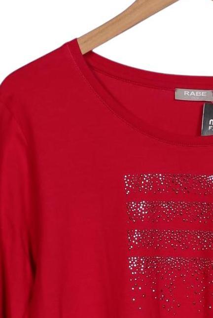 Rabe Women Long Sleeve Shirt Red EU 48 4