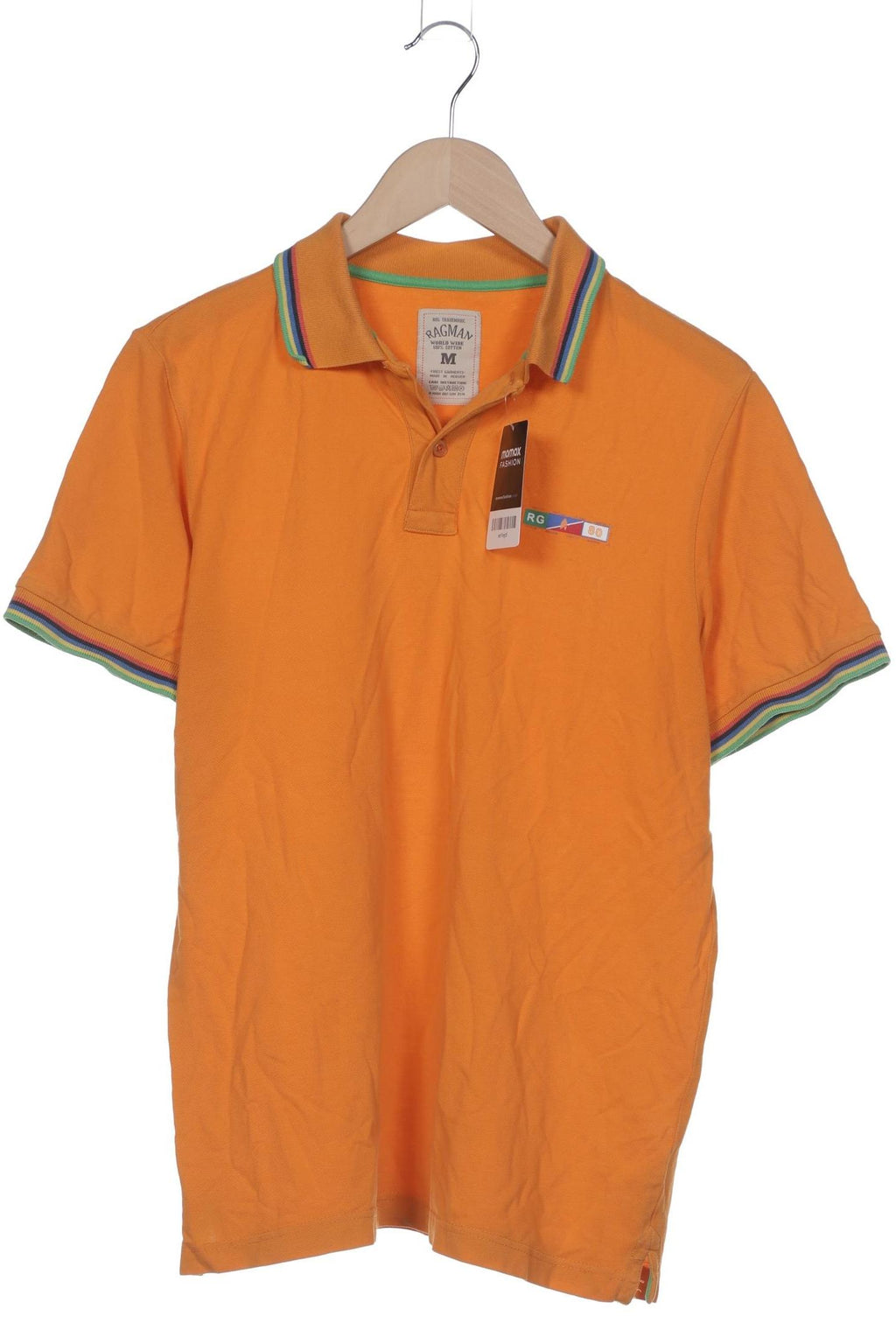 Polo Homme ragman Orange M 3