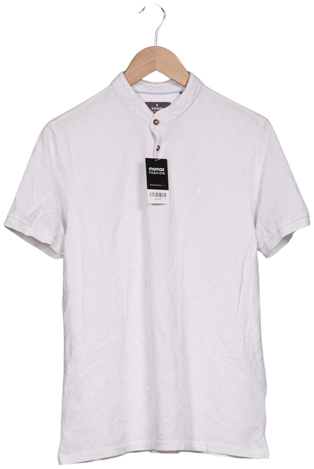 ragman Herren Poloshirt Weiß Gr. L Baumwolle 4