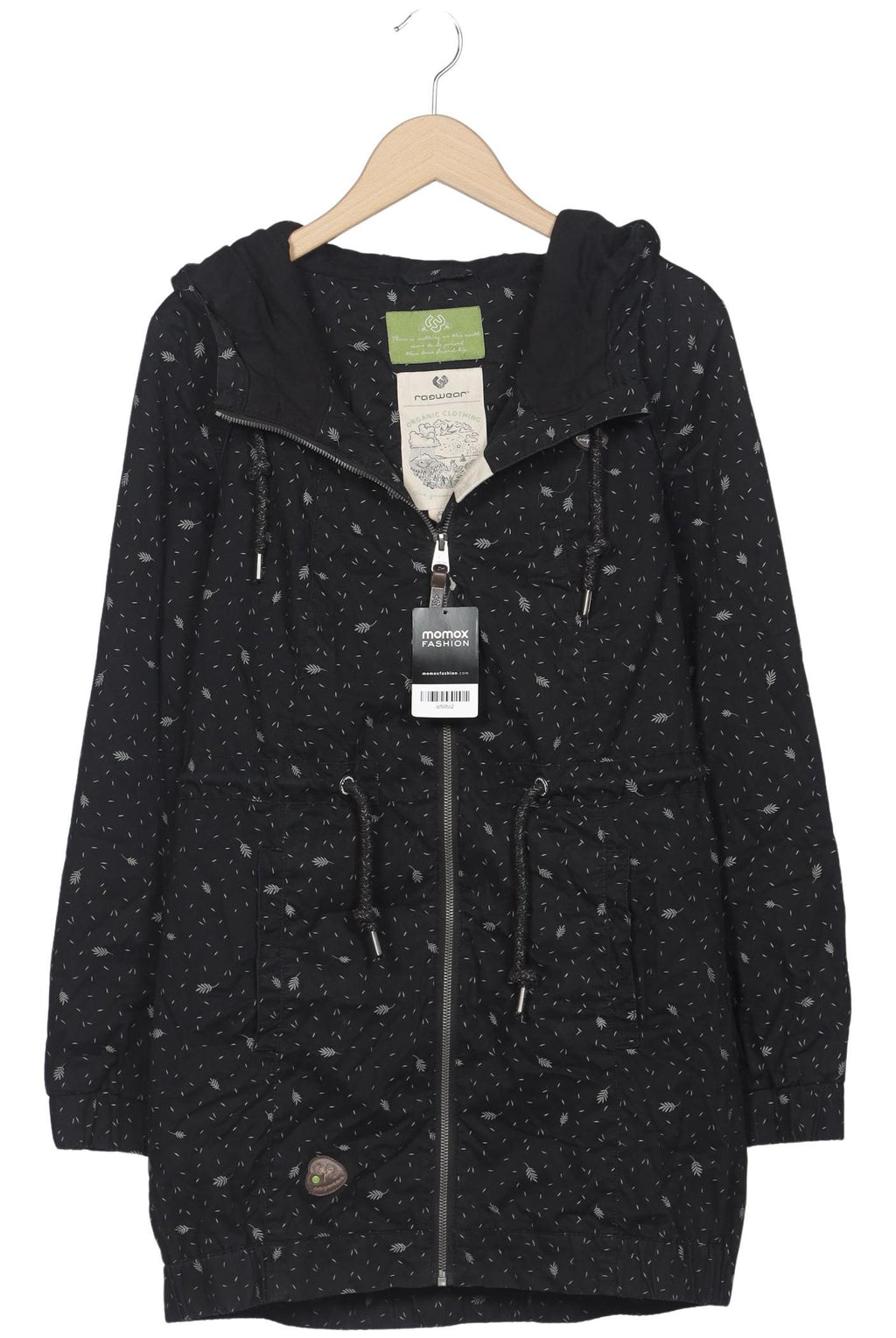ragwear Women Coat Black Size S Cotton 4