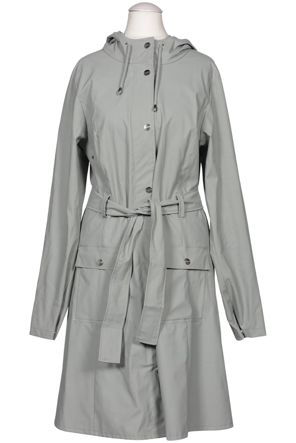 Rains Women's Coat Gray XXS Synthetic 4