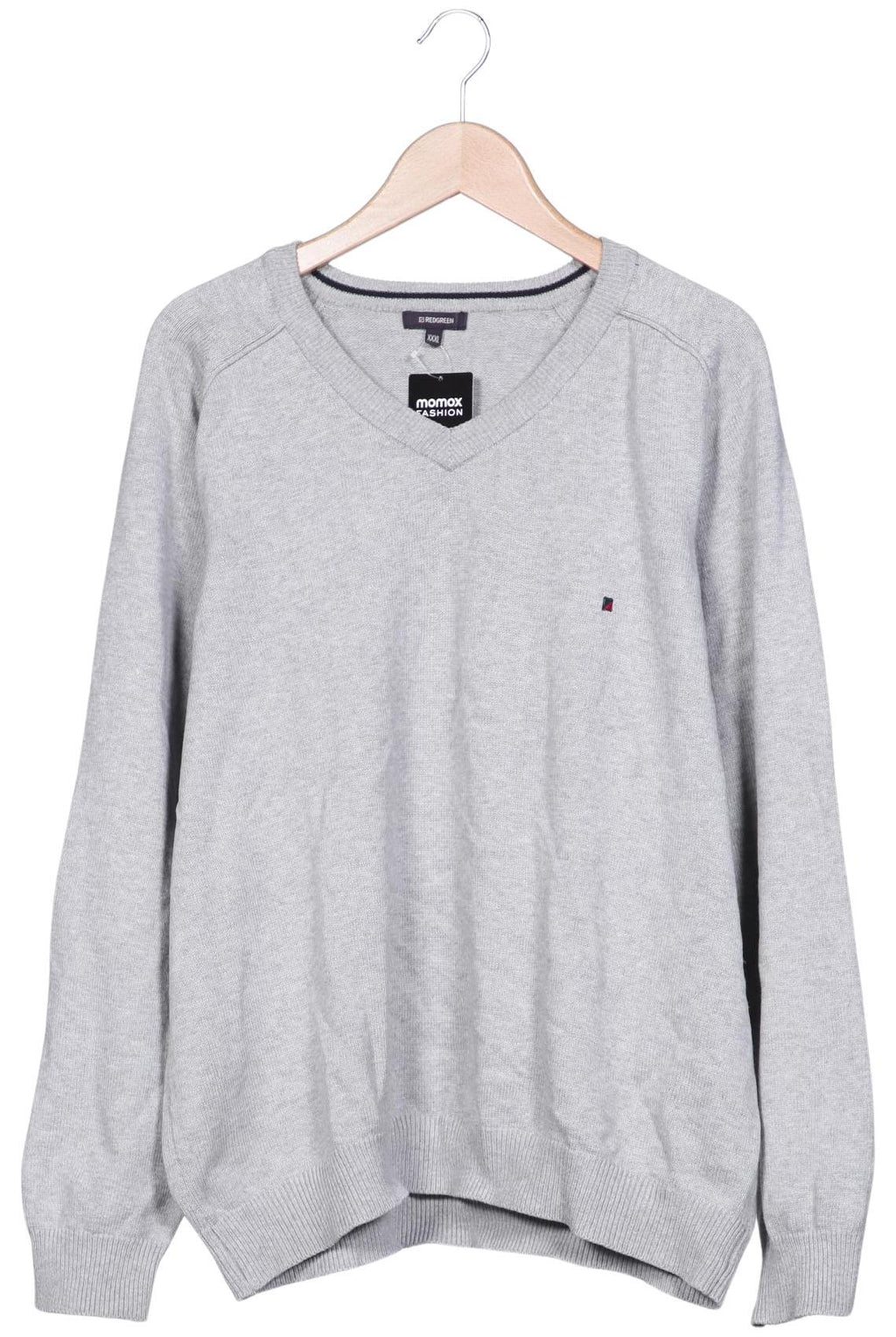 Redgreen Herren Pullover Grau 3XL Baumwolle 2