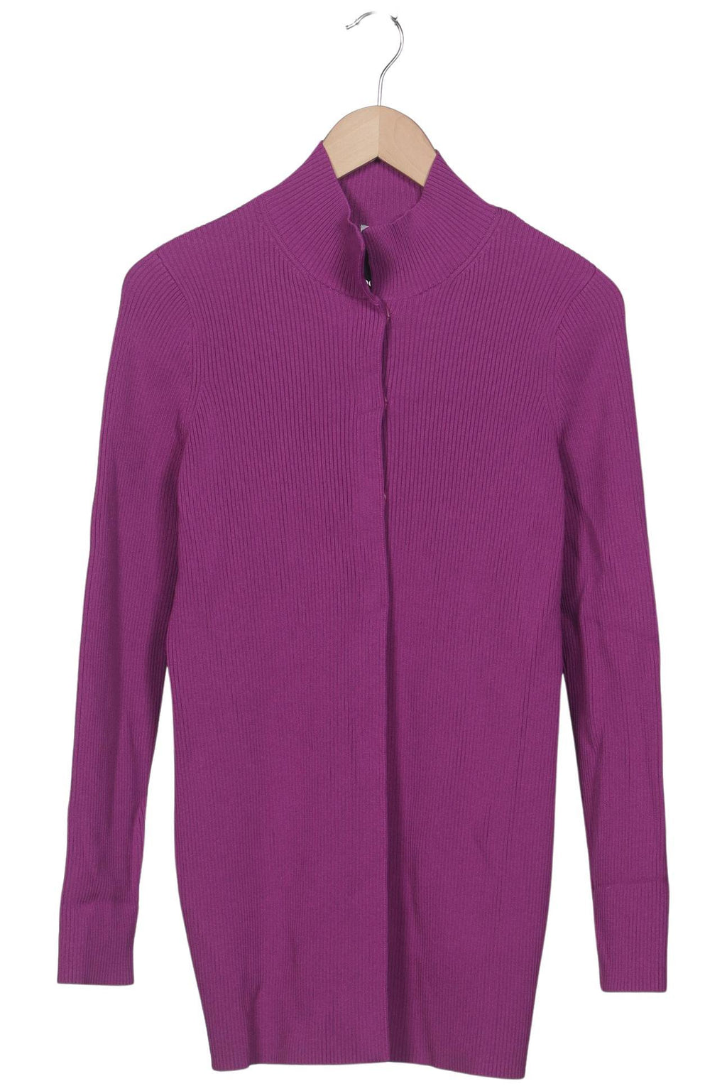 Reiss Knit Cardigan Purple Size L 2