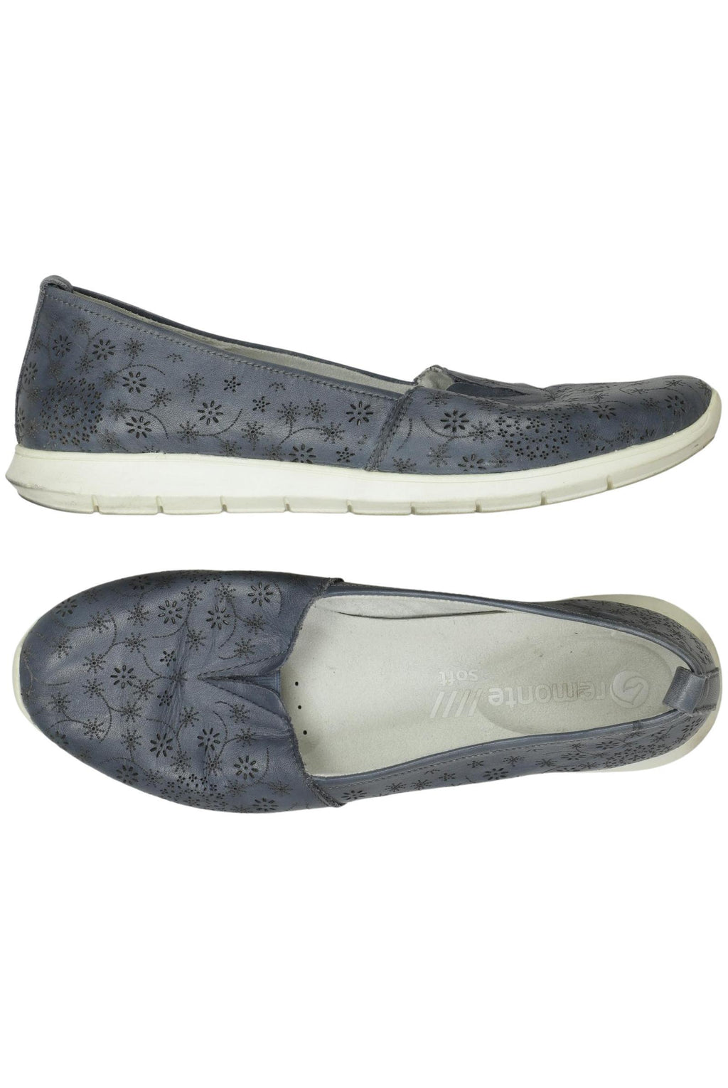 Remonte Women's Leather Half Shoe Blue EU 42 2