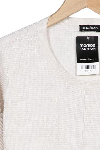 Repeat Women's Sweater Cream White EU 38 Cotton 4