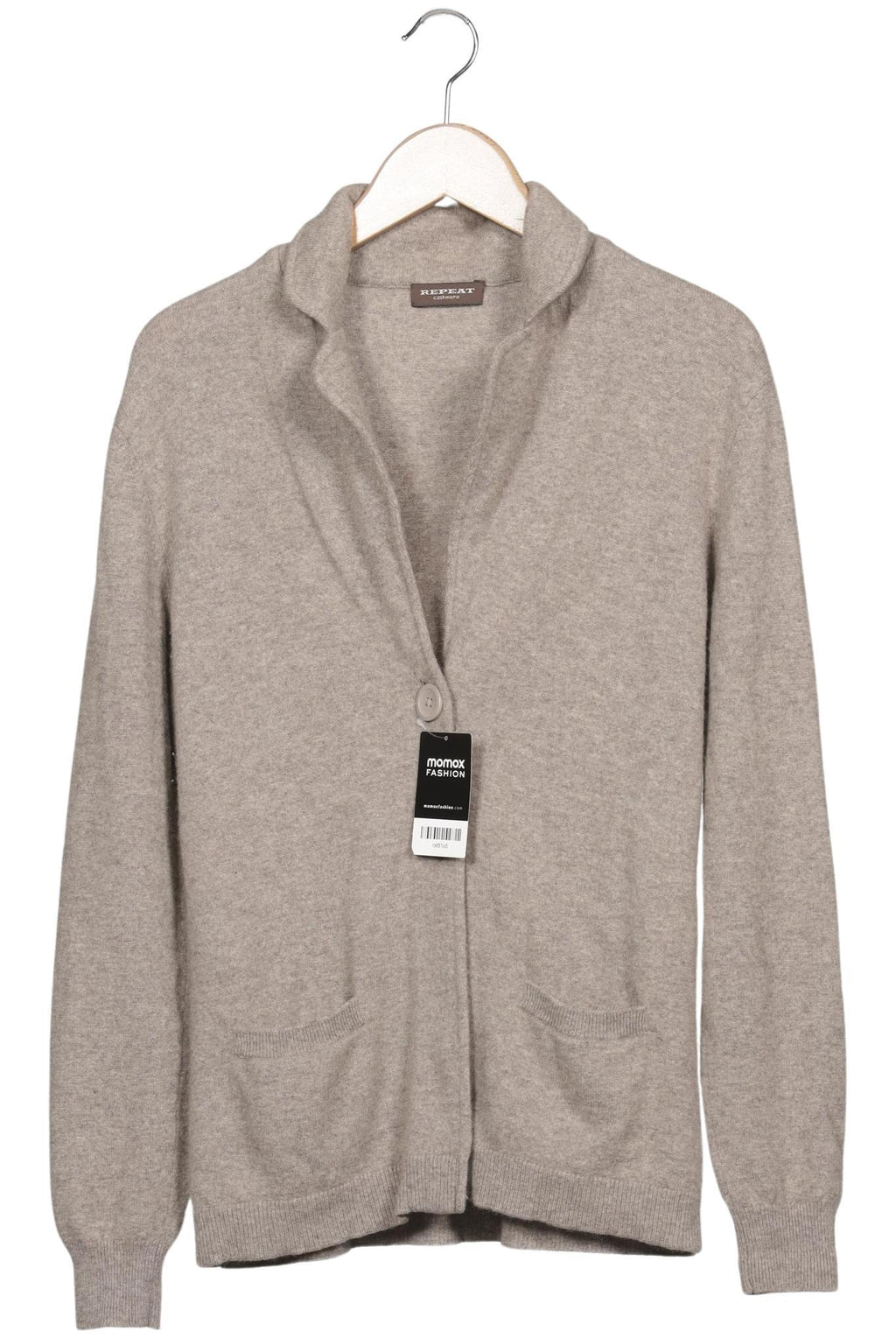 Repeat Knit Cardigan Beige Size L 3