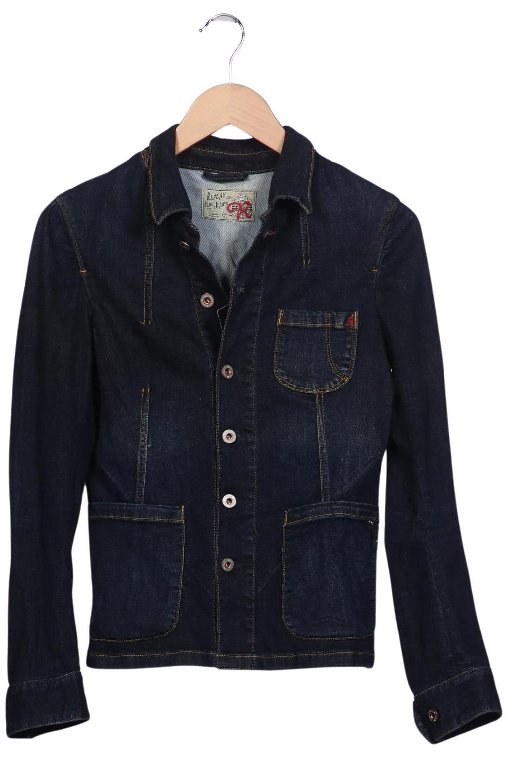 Replay Damen Jacke Marineblau Gr. S 4