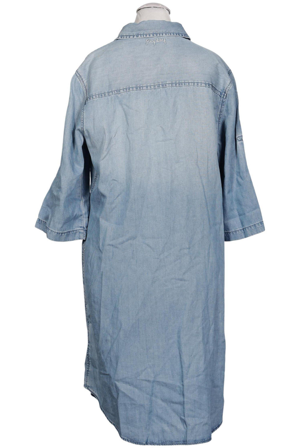 Replay Women Dress Light Blue S 3