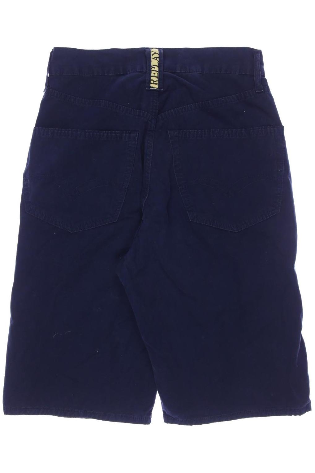 Replay Damen Shorts Navy Blue W26 Cotton 5