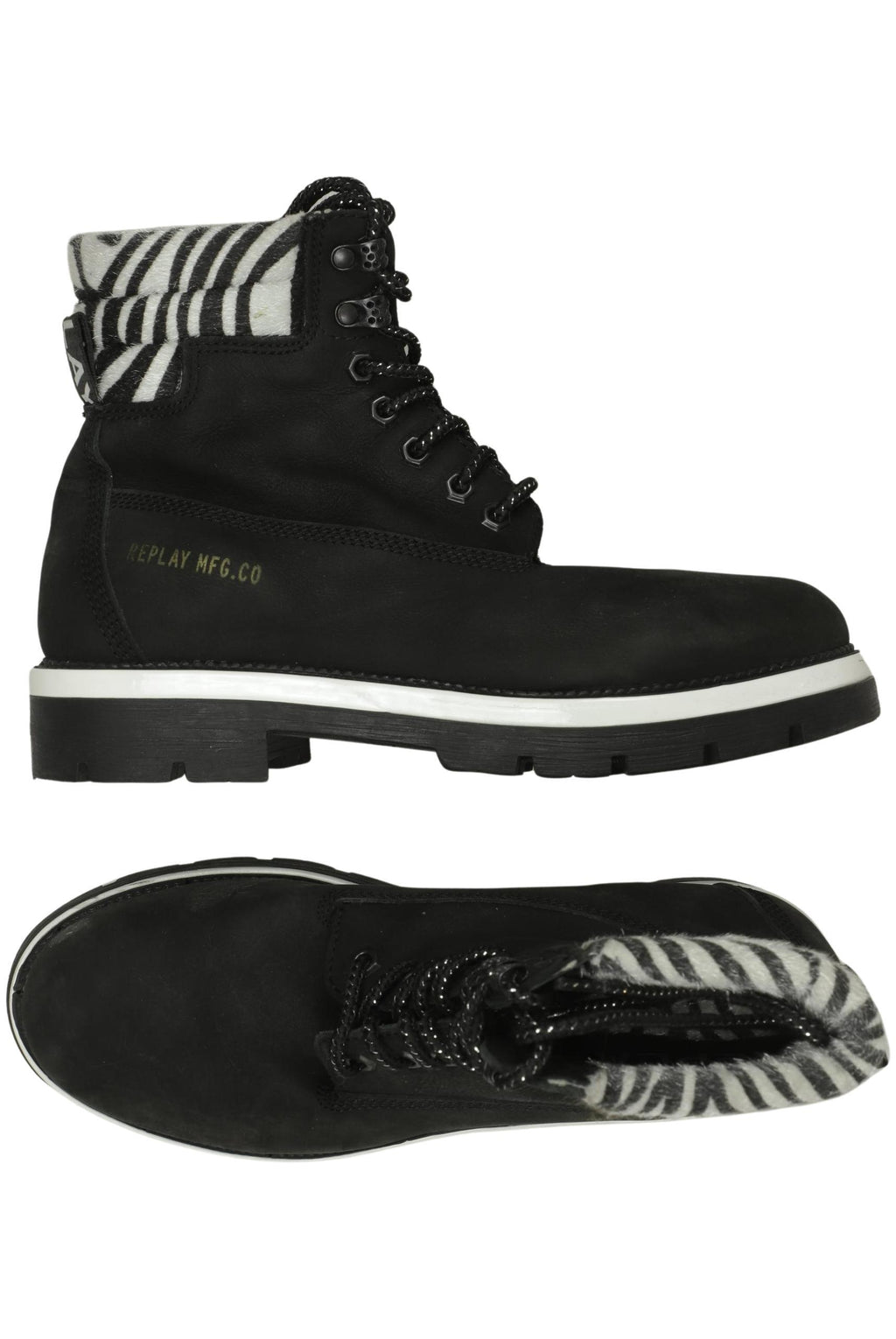 Replay Women Ankle Boots Black EU 40 Leather 2