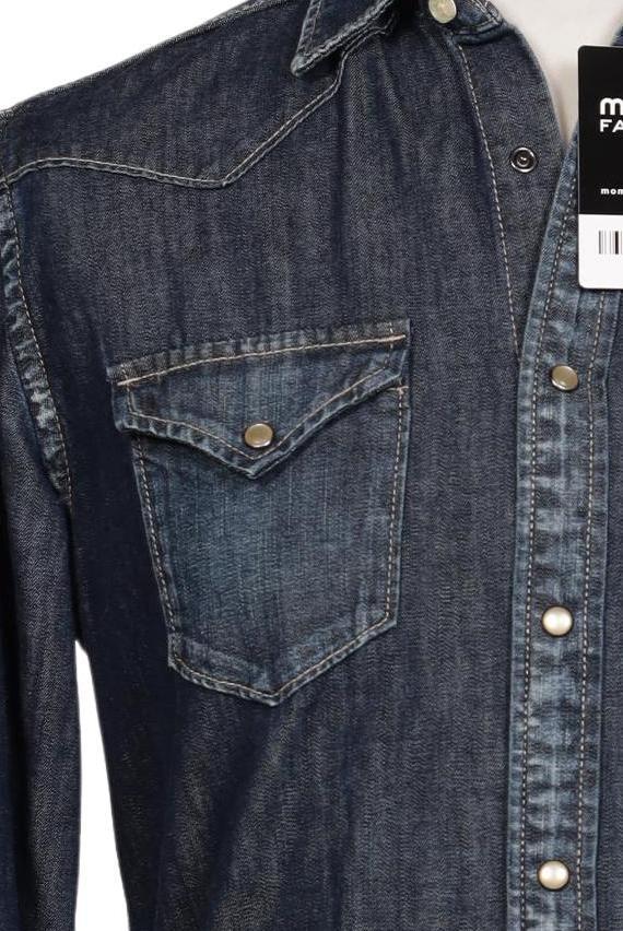 Replay Men Shirt Blue M Cotton 9