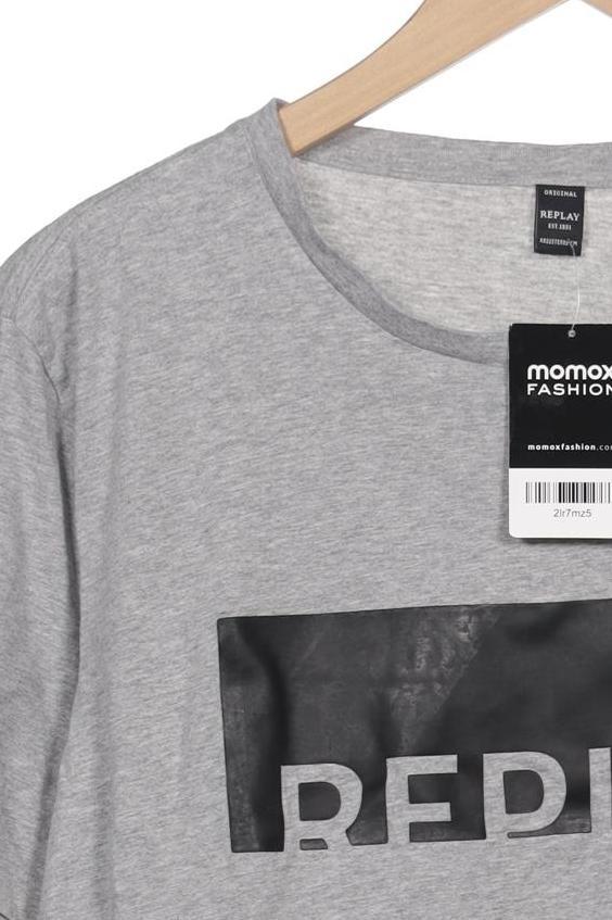 Replay Men T-Shirt Gray M 4