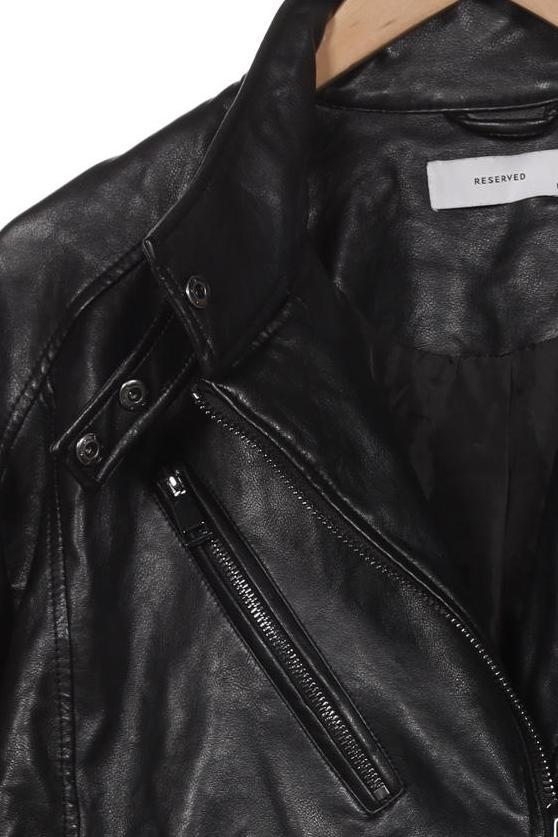 Reserved Women Jacket Black M Synthetic 5