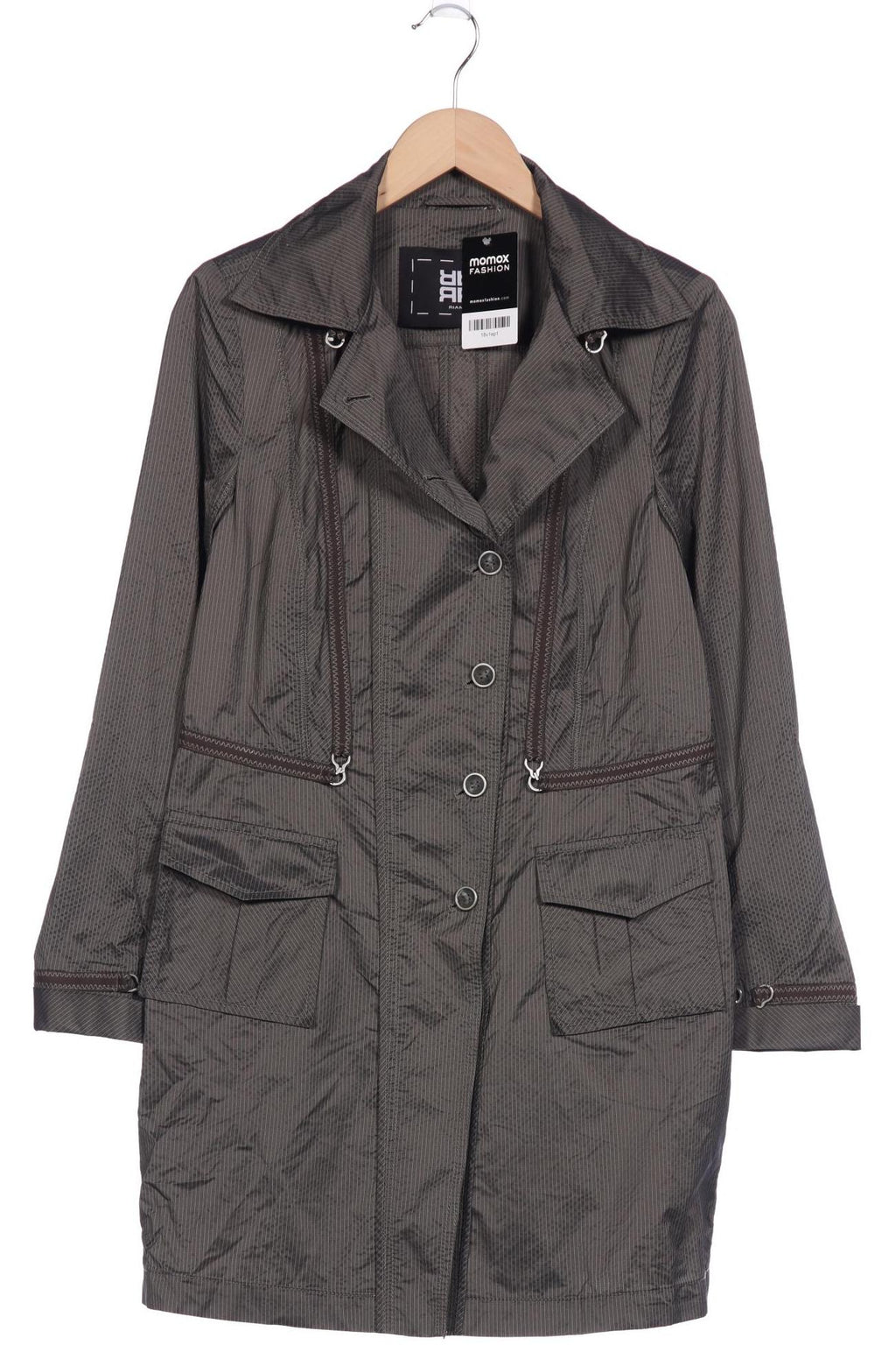 Riani Coat Gray EU 38 Synthetic 4