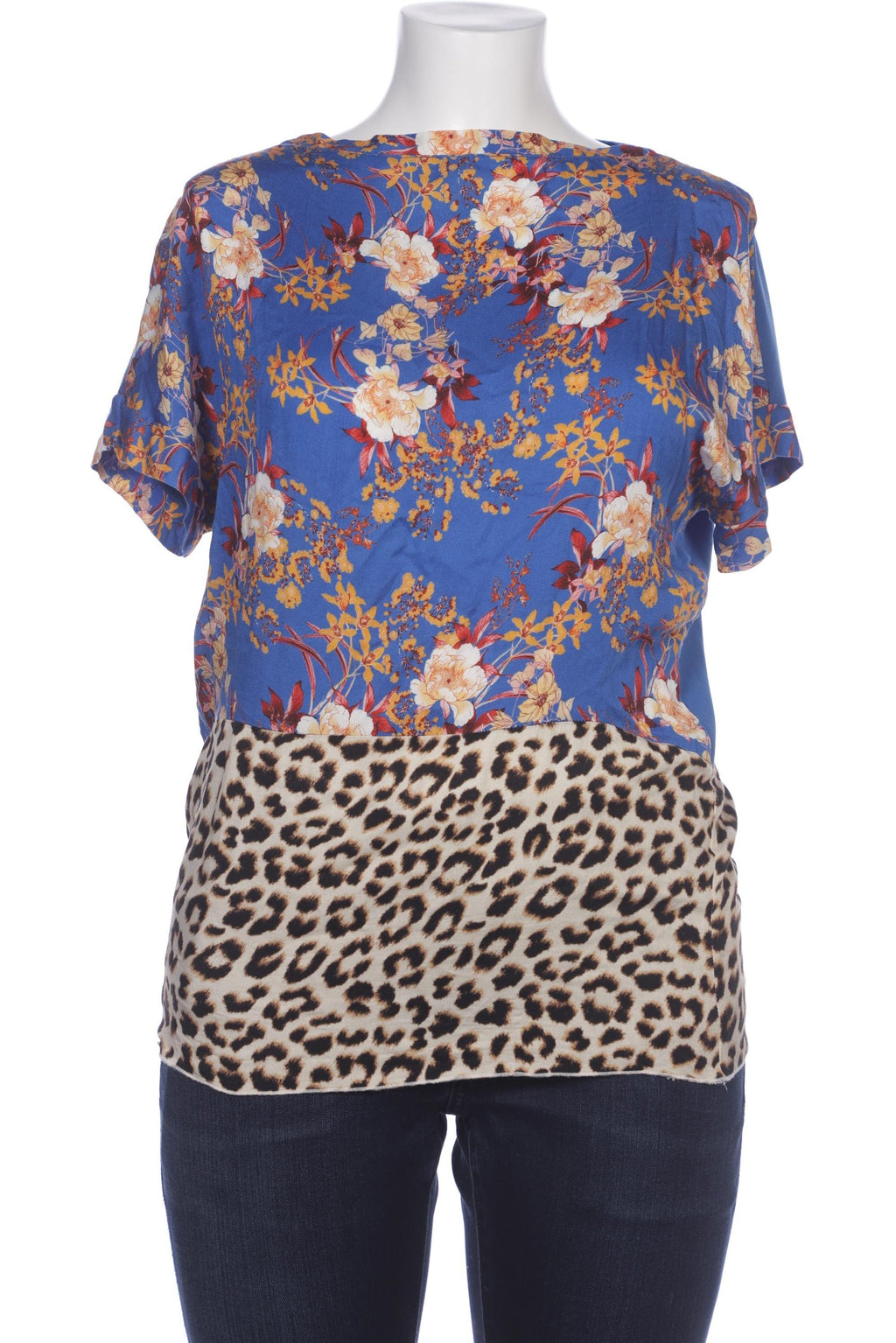 Rich & Royal Women's Blouse Blue Size L 2
