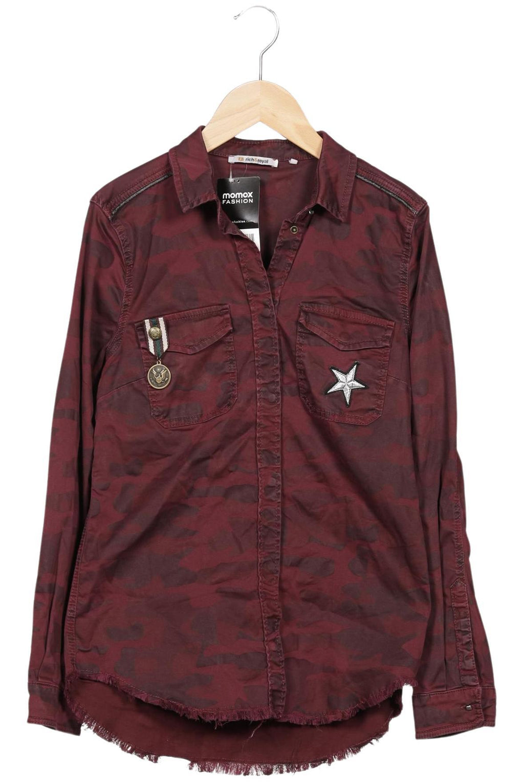 Rich & Royal Chemise Femme Rouge EU 38 2