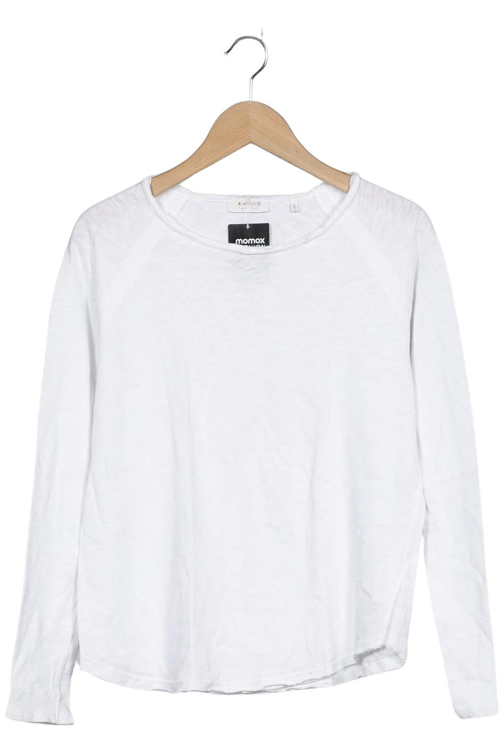 Rich & Royal Women Long Sleeve Shirt White Size S 4