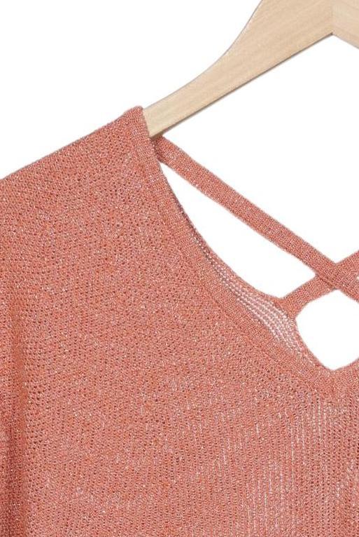 Rich & Royal Women's Sweater Orange Size M 4