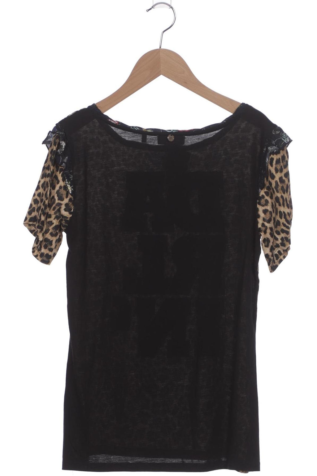 Rich & Royal Women T-Shirt Beige Size S 5