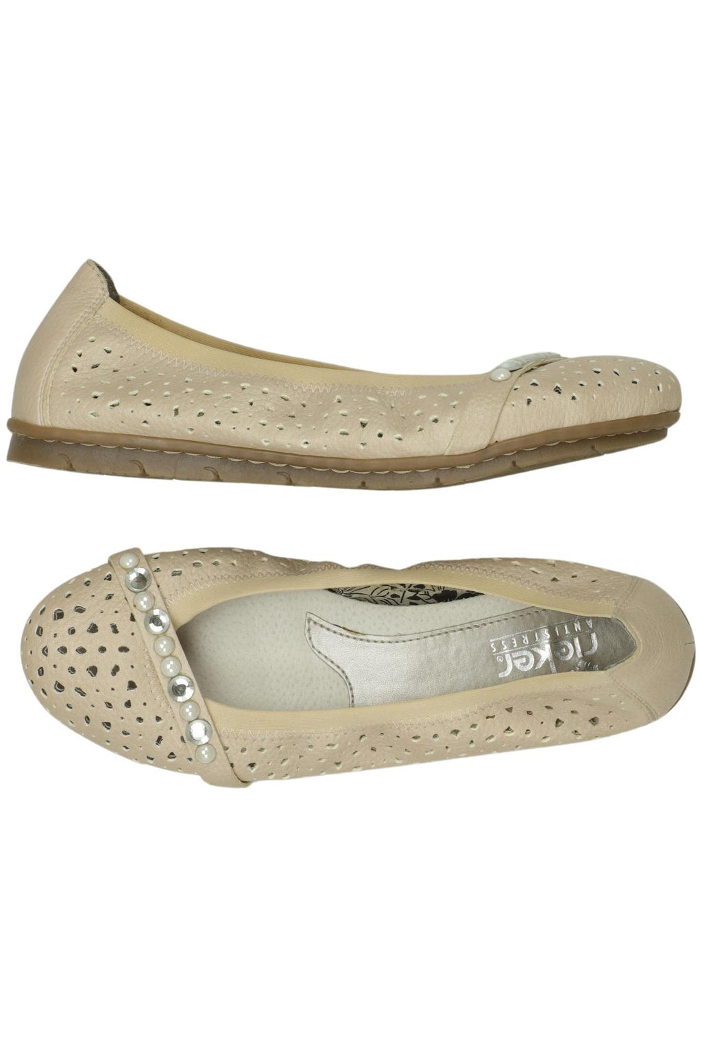 Rieker Women's Ballerina Beige EU 39 4