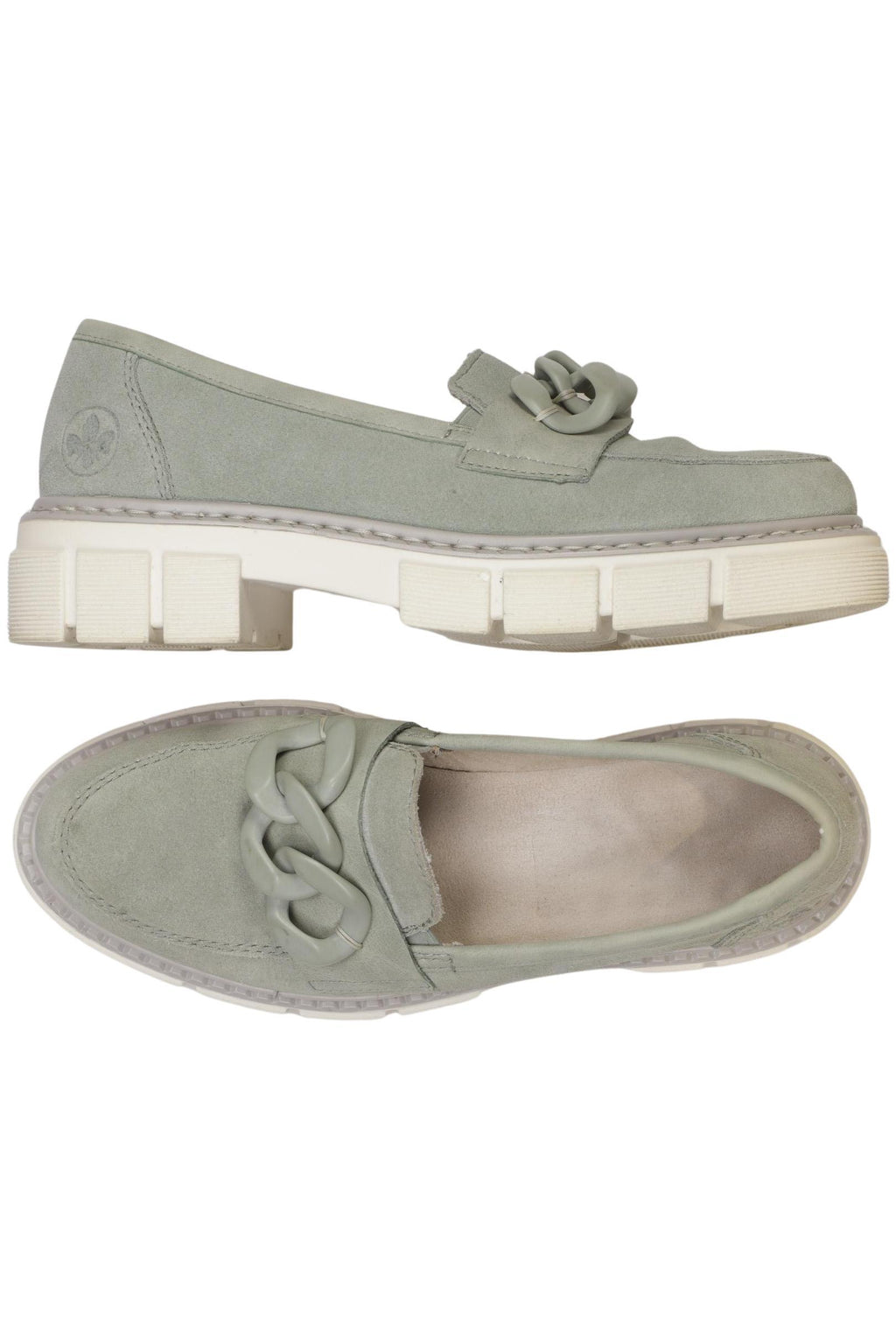Rieker Damen Half Shoe Light Green EU 37 Leather 2