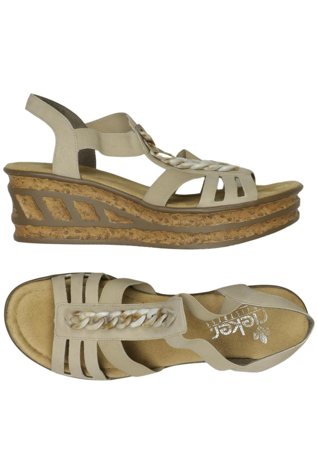 Rieker Damen Sandalen Beige EU 41 8