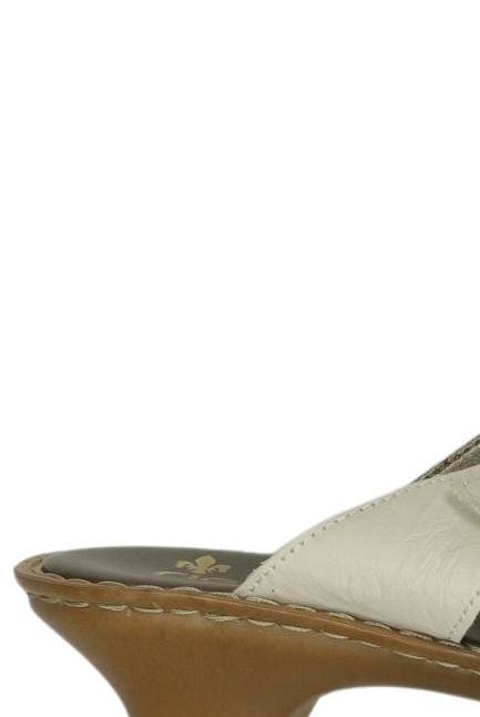Rieker Damen Sandalen Cream White EU 39 Leather 4