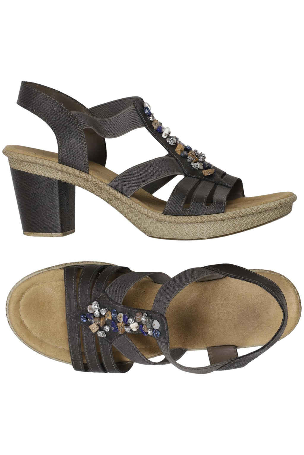 Rieker Damen Sandalen Gray EU 40 5