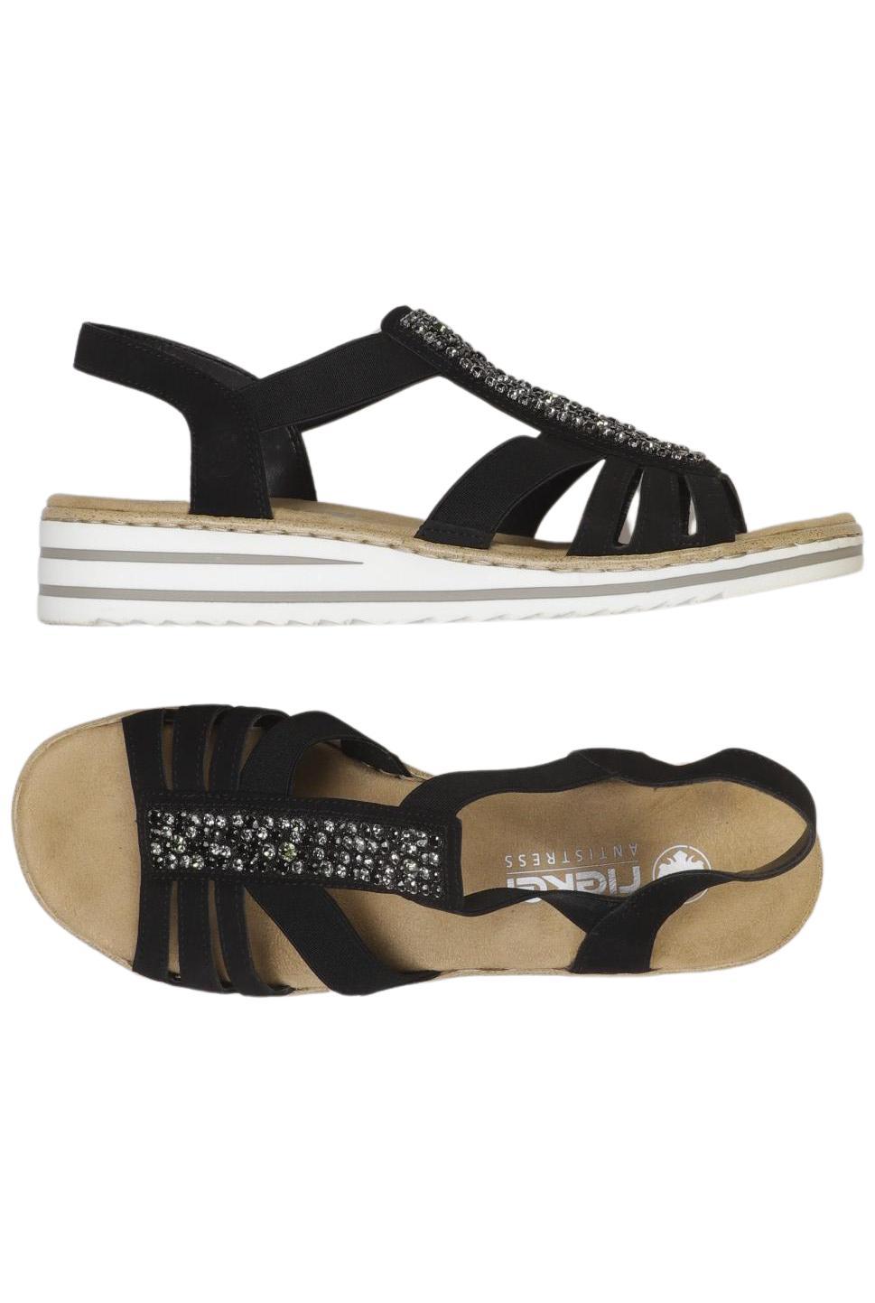 Rieker Damen Sandalen Schwarz EU 40 10