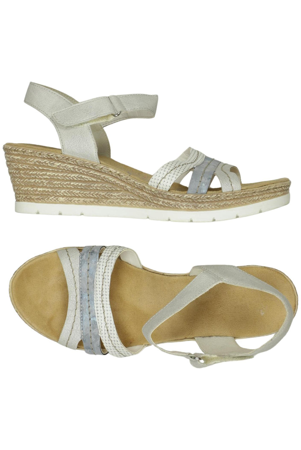 Rieker Damen Sandalen Silver EU 40 Synthetic Leather 3
